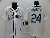 Mariners 24 Ken Griffey Jr. White 2020 Nike Cool Base Jersey,baseball caps,new era cap wholesale,wholesale hats